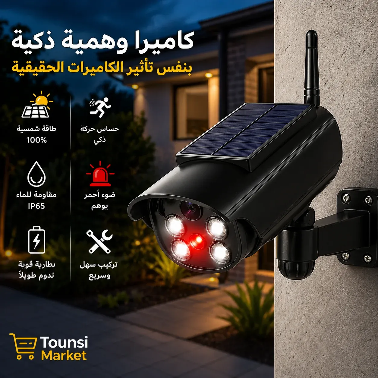 كاميرا المراقبة الوهمية الذكية